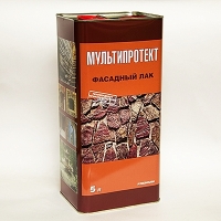 Фасадный лак  МУЛЬТИПРОТЕКТ-Л (канистра 5 литров) глянцевый