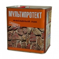 Фасадный лак  МУЛЬТИПРОТЕКТ-Л (канистра 2,4 литра) глянцевый